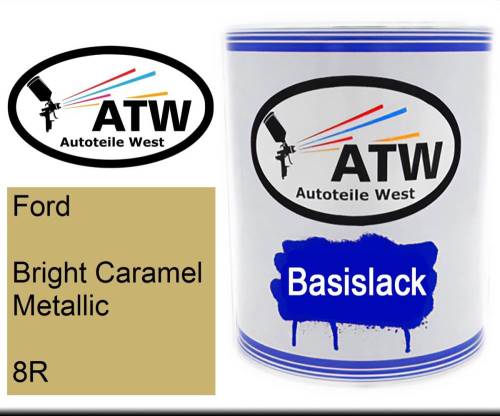 Ford, Bright Caramel Metallic, 8R: 1L Lackdose, von ATW Autoteile West.